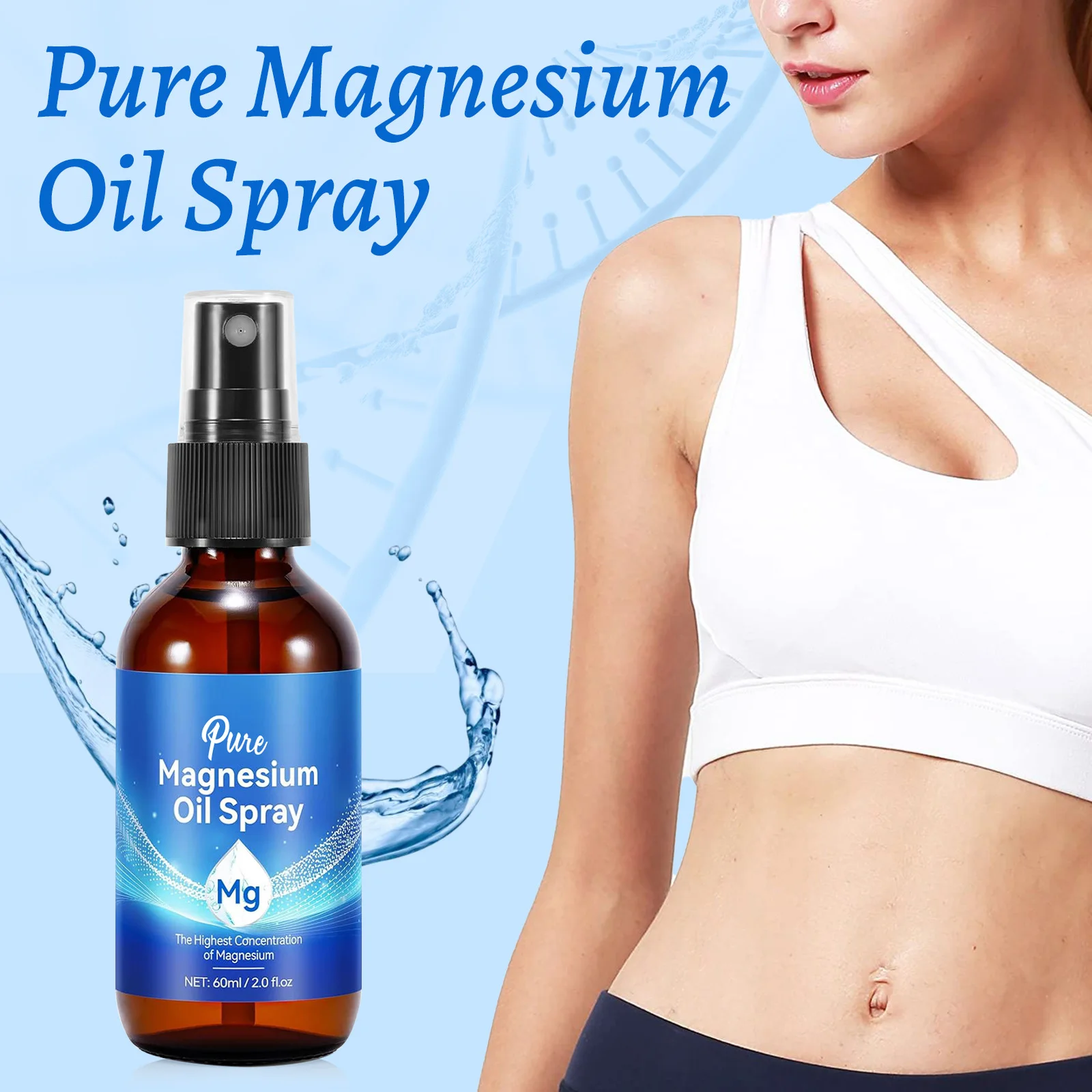 Magnesium Oil Spray 60ml Muscl - Bath Salts Magnesium review and price