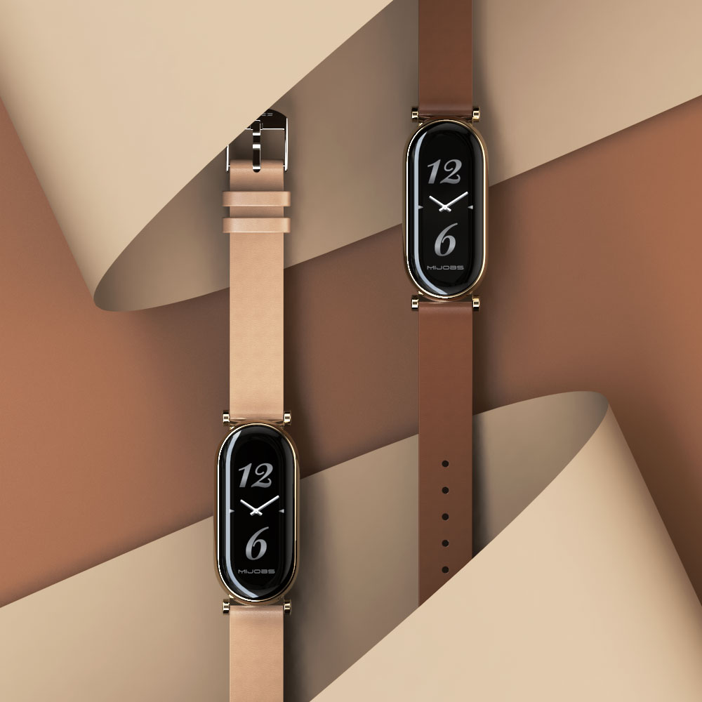 Leather Strap For MI Band 10 1 - Health Wellness Bracelet review and price