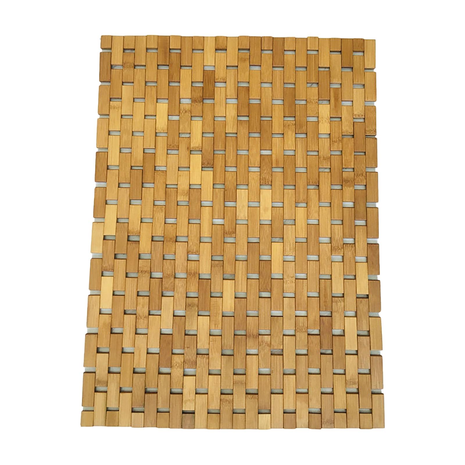 Non Slip Bamboo Wood Bathroom  - Bamboo Bath Mat review and price