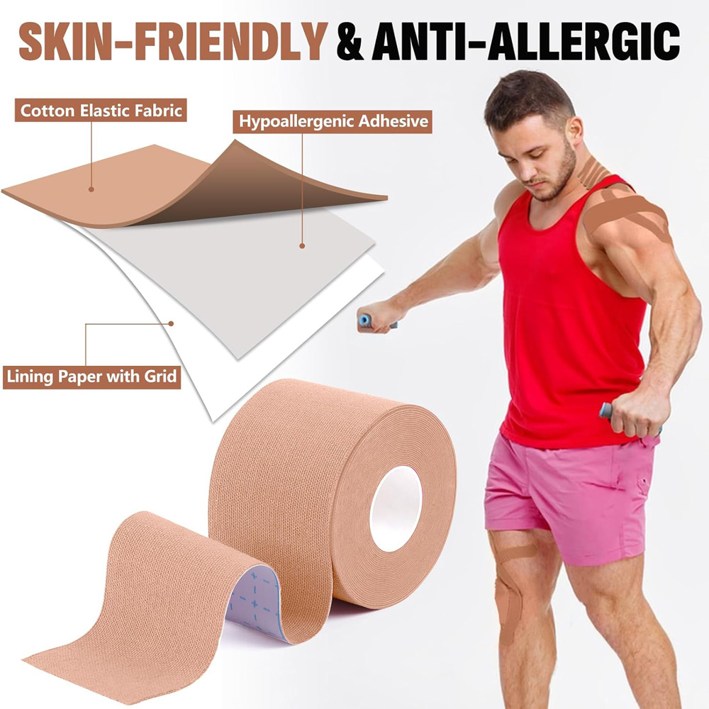 5 Roll Kinesiology Tape Precut - Sports Taping Precut review and price
