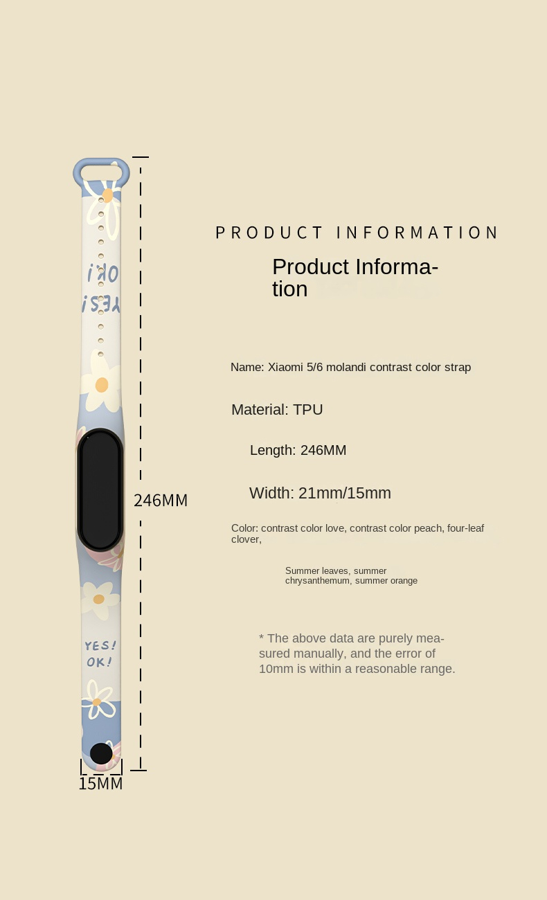 HeroIand Morandi Printing Patt - Health Wellness Bracelet review and price